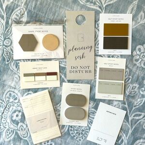 Cloth & Paper Cards & Sticky Notes Bundle